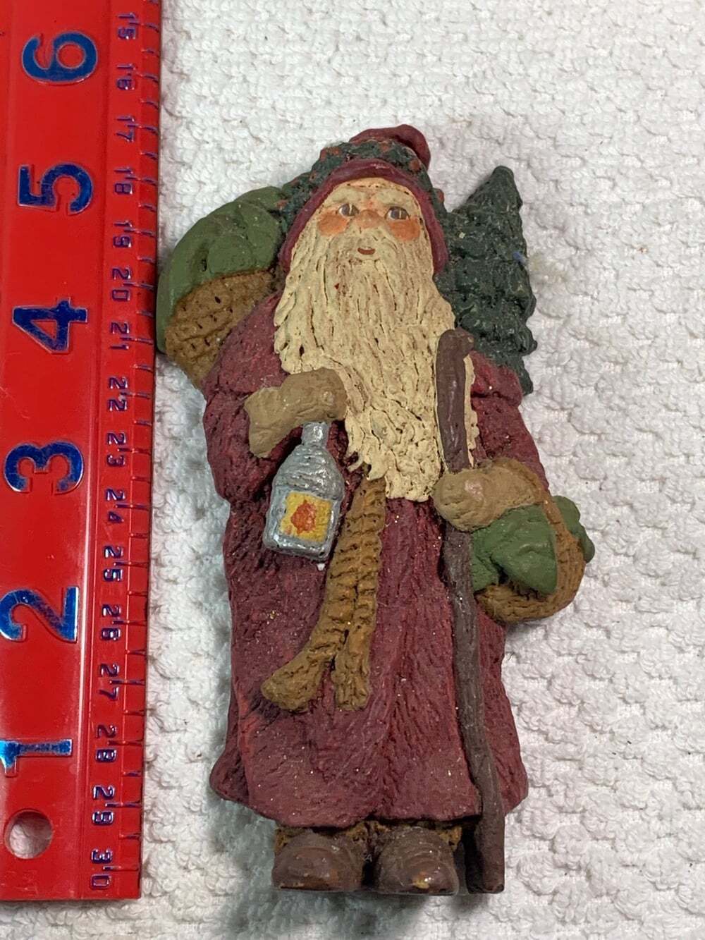 June McKenna Santa with Spirits Wall sculpture